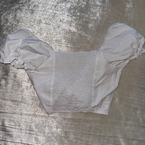 NVGTN Sweet and Simple Blouse - White - XS - Picture 5 of 5